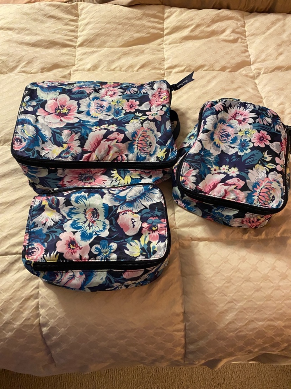 Vera Bradley Garden Grove packing cube set